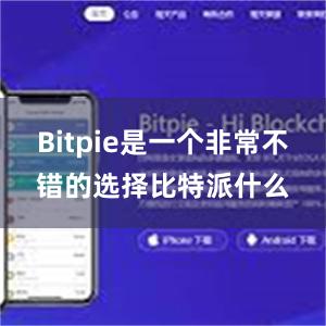 Bitpie是一个非常不错的选择比特派什么